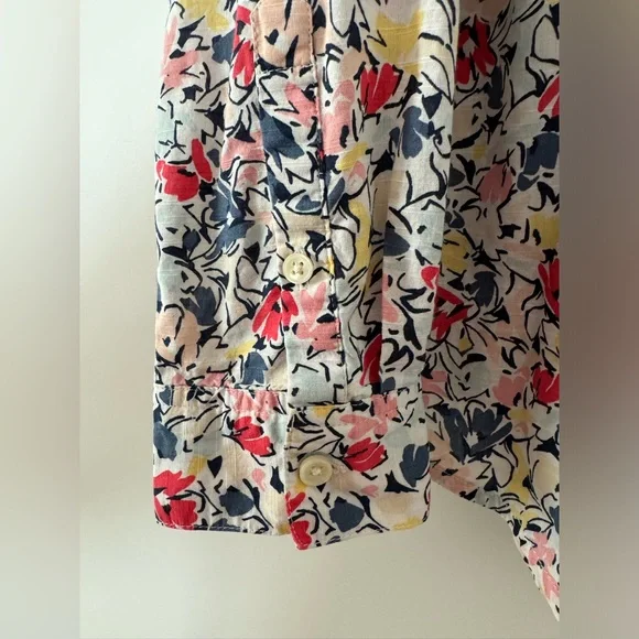 Style & Co Floral Long Sleeve Button Down Shirt Size XL - Picture 7 of 10